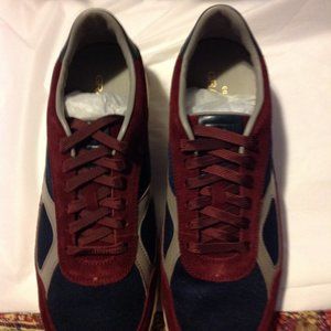 Cole Haan Men's Grand Pro Maroon & Navy Suede Fashion Sneakers 11.5M New in Box